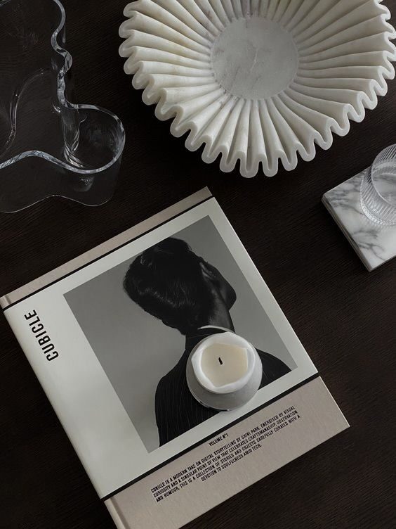 Floe marble pedestal bowl centerpiece with fruit