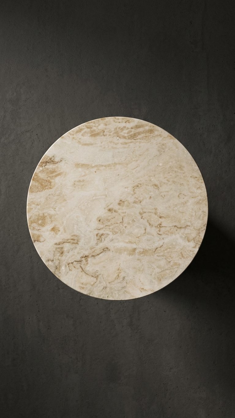 RK STONE craftsman hand carving natural stone in the workshop